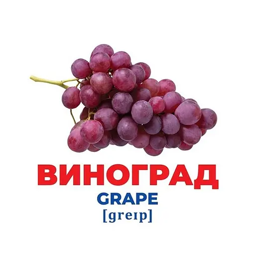 Набір розвиваючих карток Геній з пелюшок "Фрукти та ягоди" Ранок 10107195У, 17 карток - фото 3