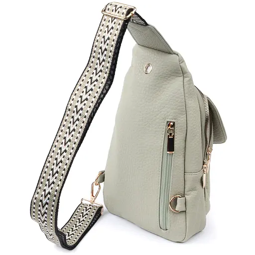 Женская сумка Vintage с одним плечевым ремнем из крупнозернистой экокожи 17х29х9 см sum0026944 - фото 2