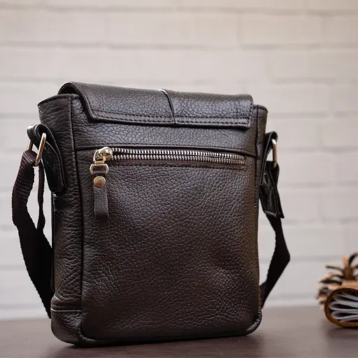 Сумка кожаная мужская SHVIGEL  18х18х6 см sum0012627 - фото 9