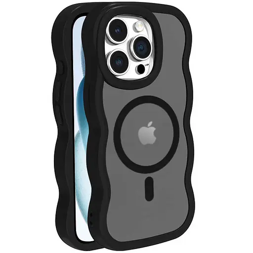 Чохол Epik TPU+PC Undine with MagSafe для Apple iPhone 13 Pro 6.1 Black - фото 1