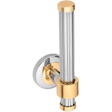 Тримач для туалетного паперу Kugu Maximus 612C&G Золотий - фото 1