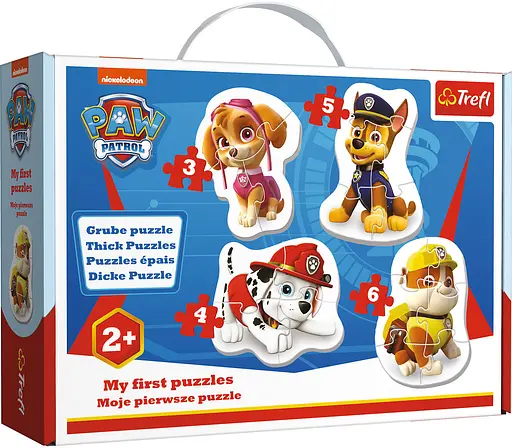 Набор Пазлы - "Baby Classic" - Скай, Маршалл, Чейз и Рубл / Viacom "Щенячий патруль" - фото 1