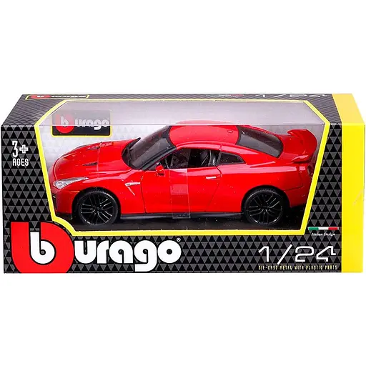 Автомодель Bburago Nissan GT-R 1:24 Red (18-21082) [119117] - фото 5