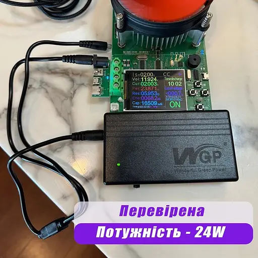 Источник бесперебойного питания Wonderful Green Power Mini UPS 12 Вольт (1202A, 7800мАч/29Wh, 24W) - фото 6