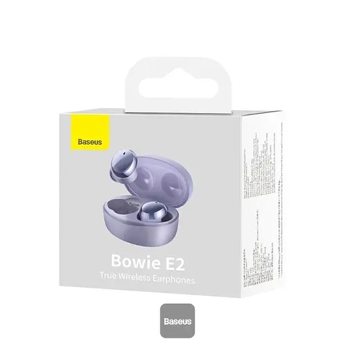 Навушники Baseus E2 True Wireless Earphones Bowie | (NGTW090001) purple - фото 5