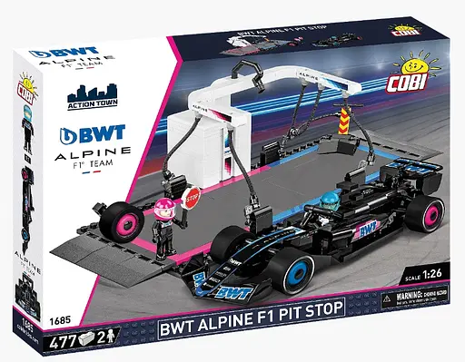 Конструктор COBI BWT Alpine F1 Team Pit Stop 1:26 477 деталей 1685