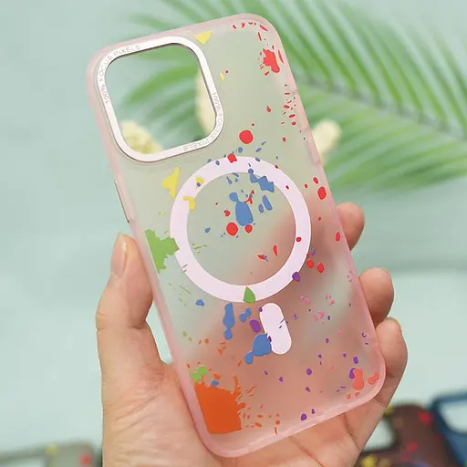 Чохол Epik TPU+PC Flush with MagSafe для Apple iPhone 15 Pro 6.1 Baby pink - фото 3