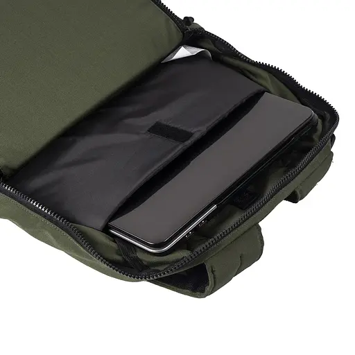 Рюкзак-антикрадій OOLOO Кенгуру mini 40x30x12 см, хакі 2497 - фото 4