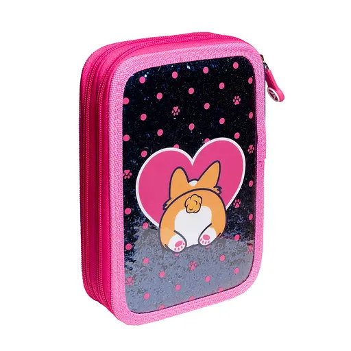 Школьный пенал твердый Yes двойной HP-01 Puppy - фото 2