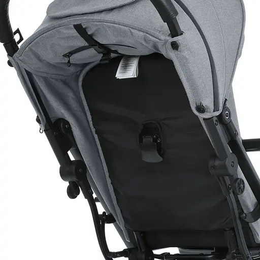 Детская прогулочная коляска-книга Bambi M 5727-1 Flash Silver Gray - фото 8