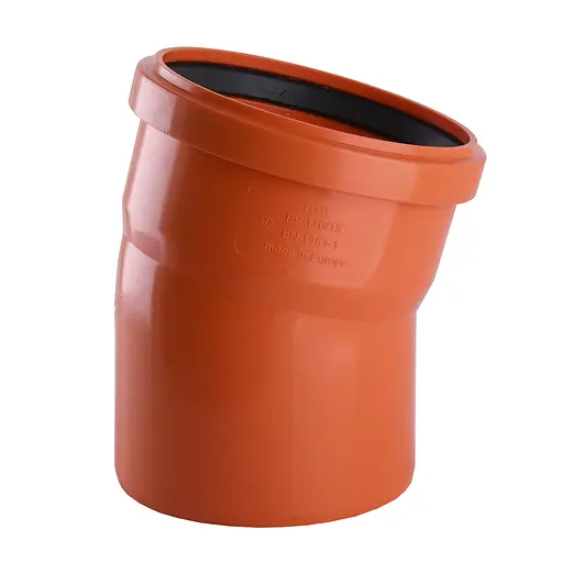 Колено VSplast 110x15° наружное - фото 1