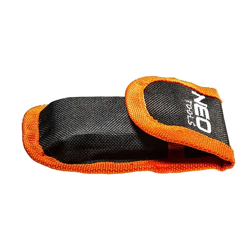 Neo Tools Нож складной, 2 наконечника, 5 трапециевидных лезвий в наборе, чехол - фото 5