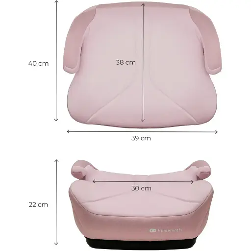 Автокресло-бустер Kinderkraft i-Boost 2 Pink (KCIBOO02PNK0000) - фото 3
