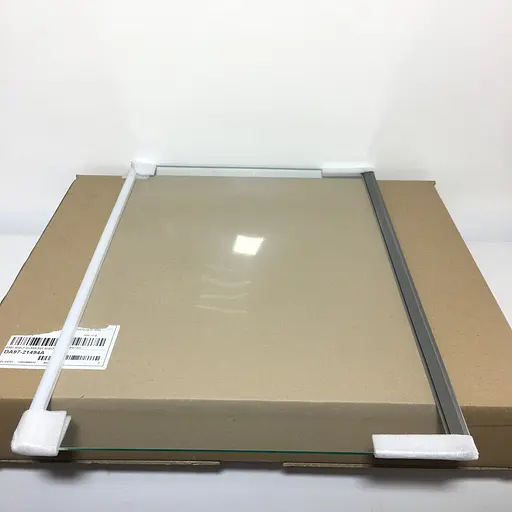 Стеклянная полка (средняя, верхняя) для холодильника Samsung RB38, RB36, RB34, DA97-21494A 500x353 мм - фото 3