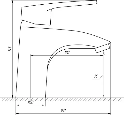 Смеситель для умывальника Domino Sirius DSV-101 Хром - фото 4