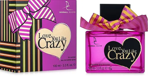 Туалетная вода Dorall Collection Love you like Crazy женская туалетная вода 100 мл