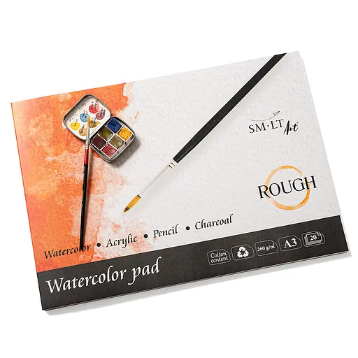 Склейка для акварели Rough А3 (29,7х42 см) 260г/м2 20л SM-LT Art - фото 2