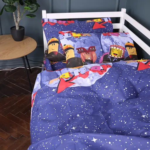 Комплект постельного белья Mirson бязь Kids Time Roblox 2x160x220 см (2200011442402)