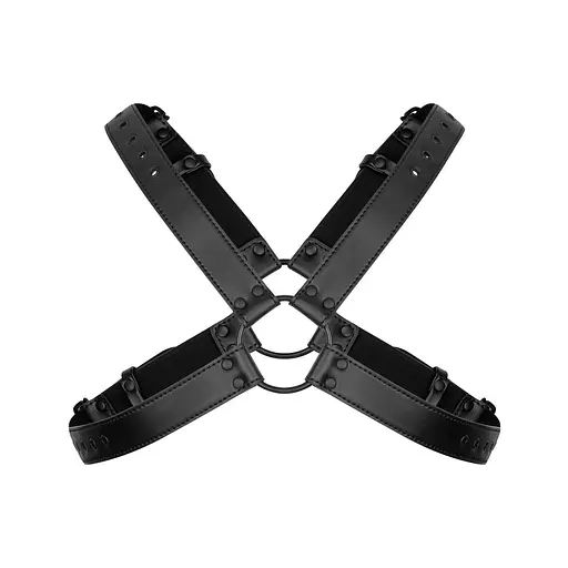 Портупея Bedroom Fantasies Lionel High Halter - Black - фото 2