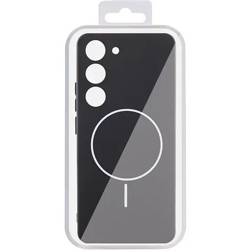 Чохол Lakshmi Silicone Cover Full Camera (AA) with MagFit для Samsung Galaxy S23 Чорний/Black - фото 4