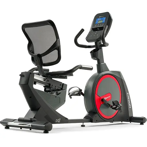 Горизонтальный велотренажер Hop-Sport HS-300L Canion с телеметрическим поясом + мат под тренажер - фото 4