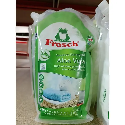 Рідкий пральний засіб Frosch Sensetive Алое Вера 1500 мл - фото 2
