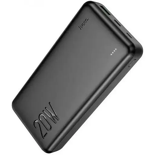 Портативное зарядное устройство Power Bank HOCO J87A Tacker PD20W+QC3.0 20000 mAh Черный - фото 1