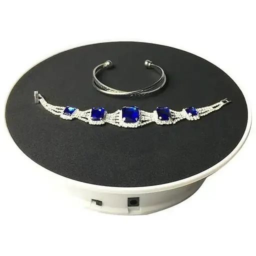 Поворотный стол Heonyirry C366 для предметной съемки и 3D фото диаметр 20 см черный - фото 3