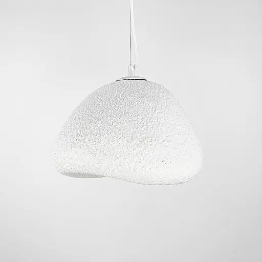 Текстурний гіпсовий підвісний світильник 30х40 см | Арт. MJ30-400 | Line F - фото 3