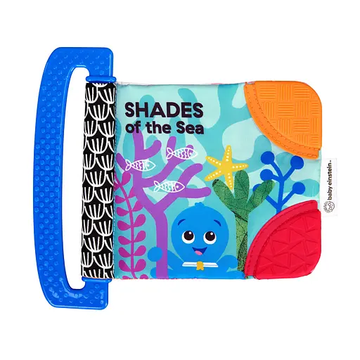 Игрушка-книга мягкая развивающая Baby Einstein Shades of the Sea - фото 1