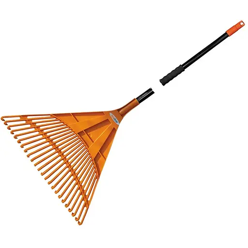 Граблі віялові Bradas 24 зубця черенок металевий KT-CX24B-M - фото 1