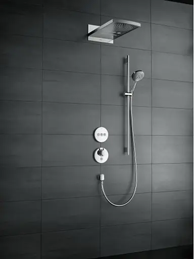 Душовий набір Hansgrohe Raindance Select S 120 3jet 90 см EcoSmart 9 л/хв 26323000, Хром - фото 3