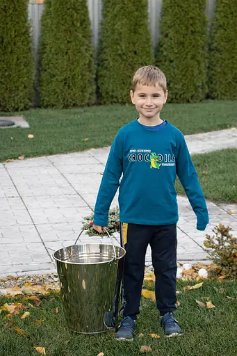 Відро з нержавіючої сталі (нержавійка) господарське без кришки 16 л Сірий 88179 - фото 9