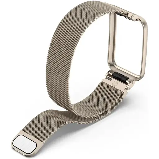 Ремінець-бампер DK Xiaomi Mi Band 7 Pro Metal Milanese Loop Magnetic (ivory) - фото 2