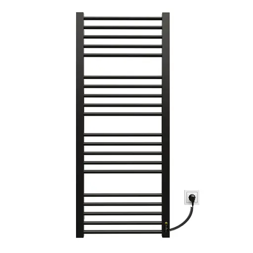 Електрична рушникосушарка Kosser Степ 1000x500 ER ДСТ03ER, Чорний матовий, Праве - фото 2