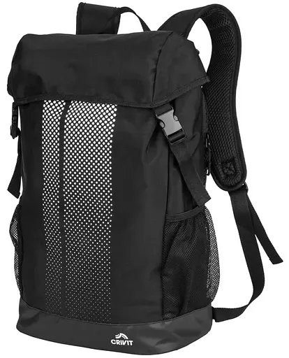 Городской рюкзак с вертикальной загузкой 27,5L Crivit черный Crivit Sports sum0028806 - фото 1