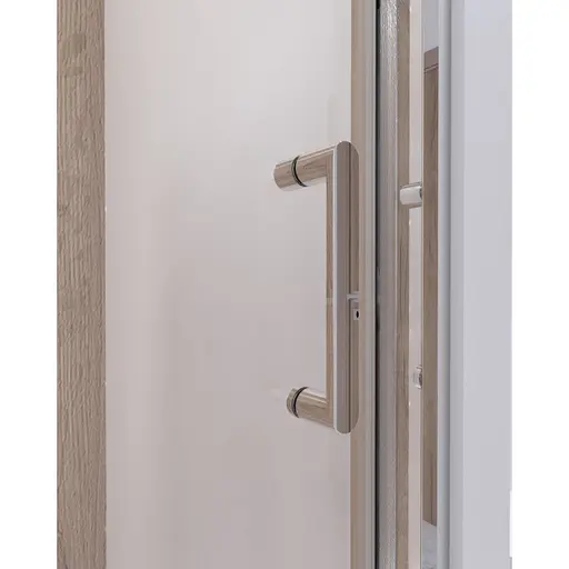 Душевые двери в нишу Qtap Taurus CRM201-11.C6, прозрачный, хром - фото 5