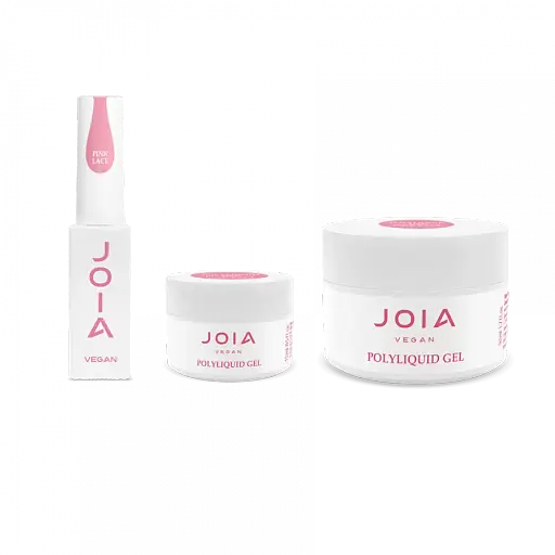 Рідкий гель для укріплення та моделювання Joia vegan PolyLiquid gel Pink Lace 50 мл - фото 5