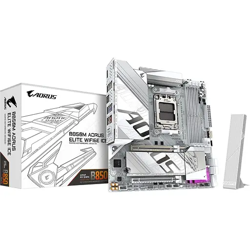 Материнская плата Gigabyte B850M Aorus Elite WIFI 6E Ice [139975]