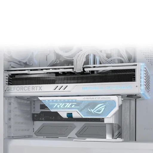 Тримач для відеокарти Asus ROG Herculx XH01 White (90DA0023-B09000) - фото 10