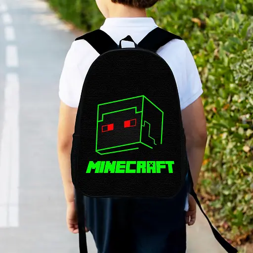 Рюкзак дитячий майнкрафт "Minecraft" 34х27см, міський ранець для хлопчика з принтом (00318)