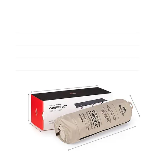 Кровать складная ультралегкая Naturehike NH19JJ006 алюминий (Зеленый) - фото 7