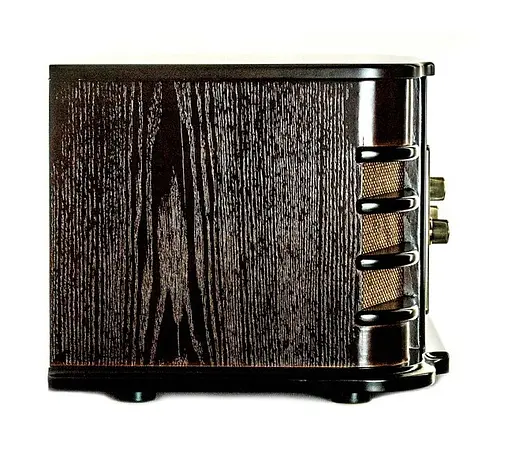 Ретро проигрыватель винила Daklin Даллас (AM/FM-стерео, USB/CD MP3, AUX, BT) дерево Шоколадный орех (RP-131) - фото 2