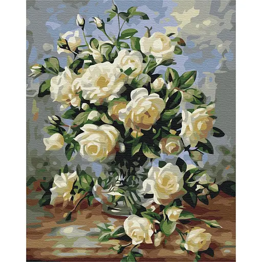 Картина за номерами Кремовий натюрморт Brushme 40x50 см кольорова 000220968
