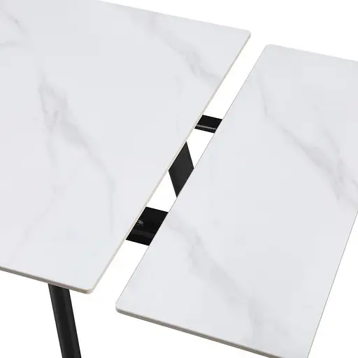 Стол Avanti FRED Ceramic White 90-150x80 см - фото 6