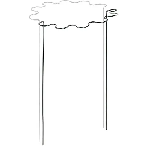 Хвиляста кільцева опора для рослин Bradas 1/2 кола, Ø 40 см, висота 70 см (TYRP4F4070) - фото 1