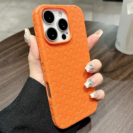 Чохол Epik TPU Weaving для Apple iPhone 16 Pro 6.3 Orange - фото 4