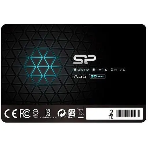 Накопитель SSD 2 ТБ 2.5'' SATA3 SILICON POWER A55 (SP002TBSS3A55S25) - фото 1