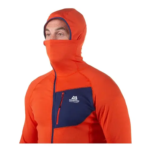 Кофта Mountain Equipment Eclipse Hooded Mens Zip T Magma S (1053-ME-005727.01644.S) - фото 3
