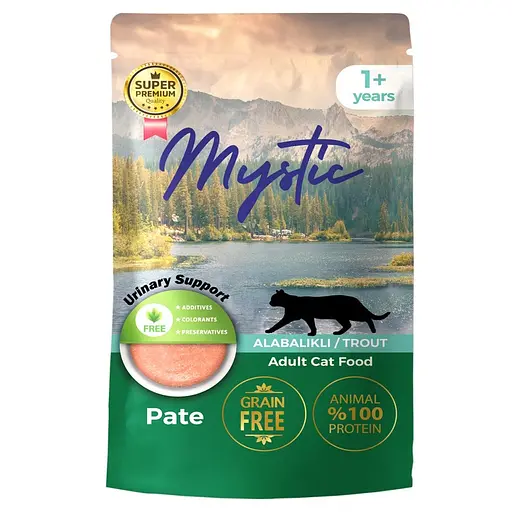 Вологий корм Hermos Mystic Паштет для котів з фореллю 85 г